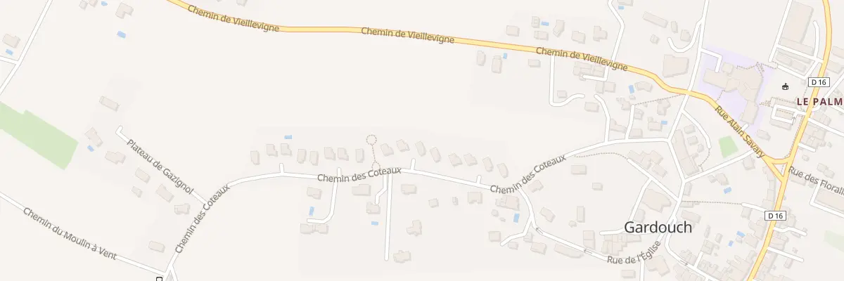 Plan du 30 Che des Côteaux à Gardouch