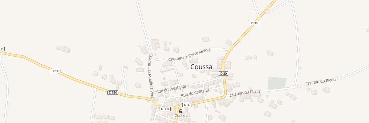 Plan du 6 Che de Darre Janino à Coussa