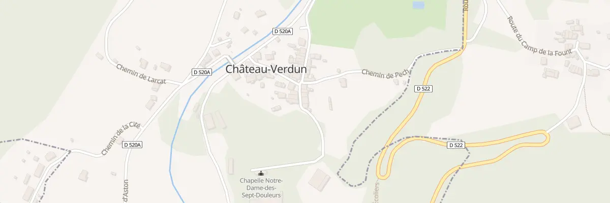 Plan du 15 Che de la Chapelle à Château-Verdun