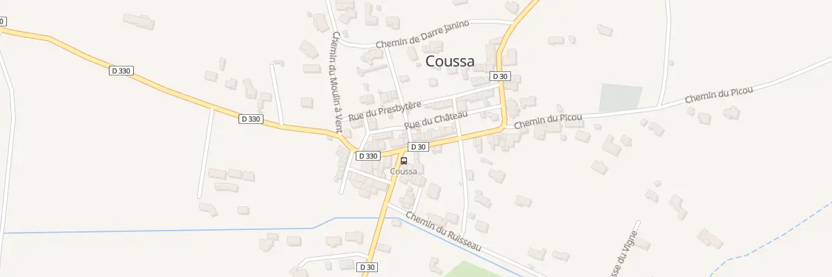Plan du 17 Rue des Pyrenees à Coussa