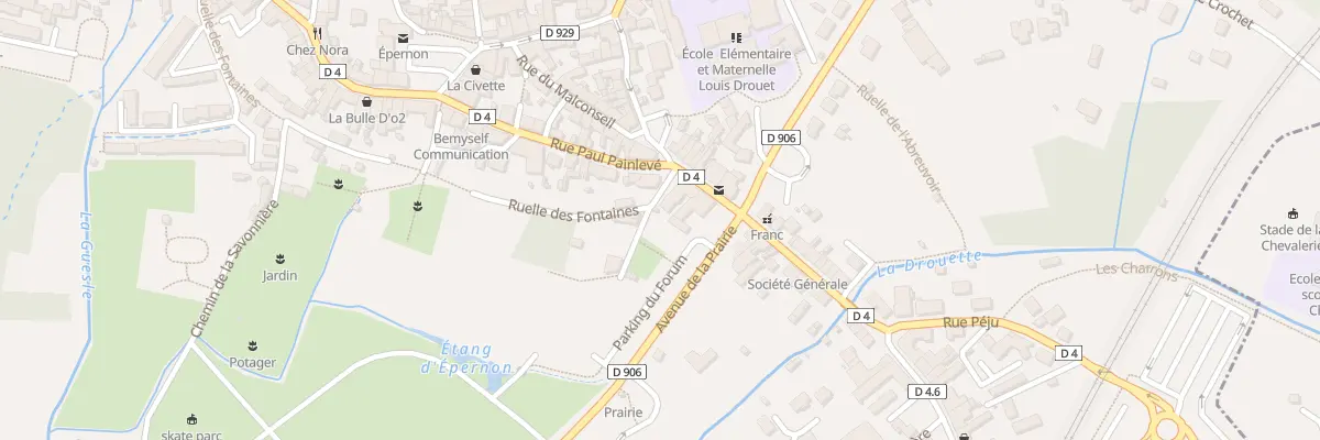 Plan du 4 Rue du Grand Pont à Épernon