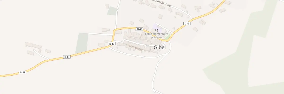 Plan du 12 Gr Grand Rue à Gibel