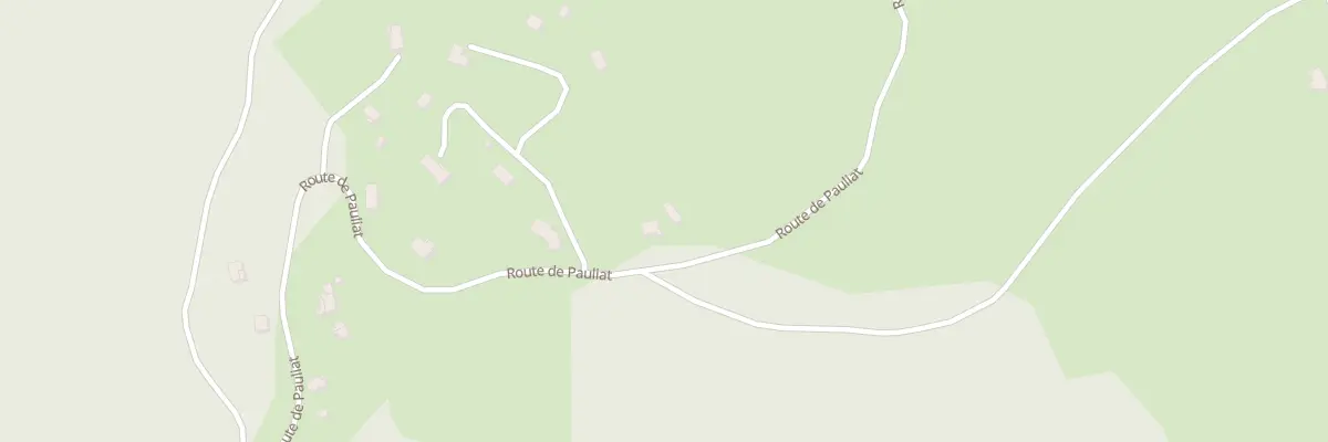 Plan du 1543 Rte de Pauliat à Aubazines