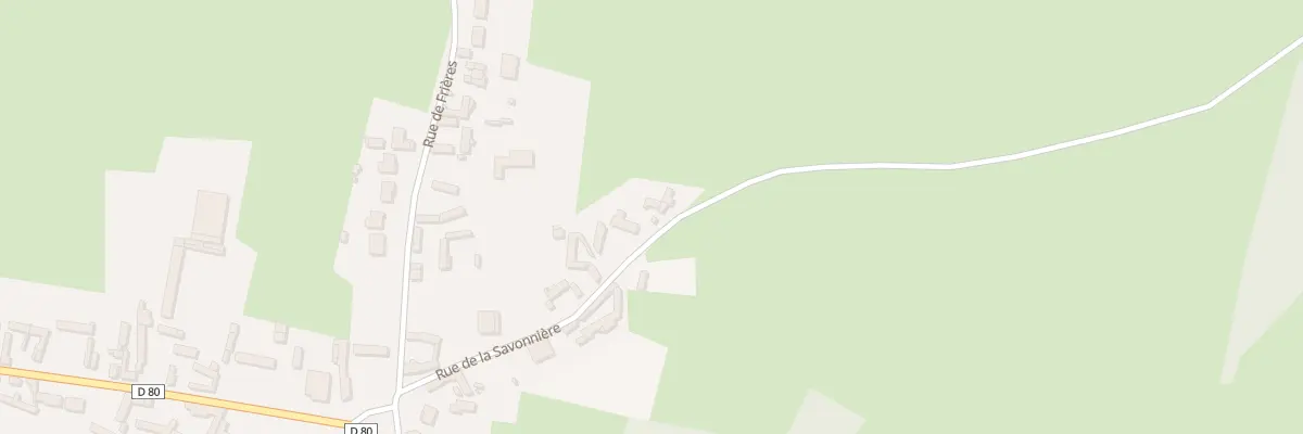 Plan du 9 Rue de la Savonniere à Acheux-en-Vimeu