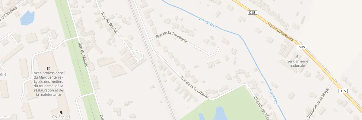 Plan du 45 Rue de la Tourberie à Rue