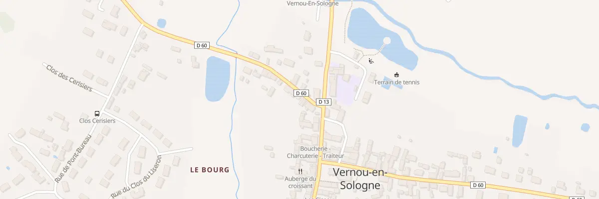 Plan du 6 Rue de Chambord à Vernou-en-Sologne