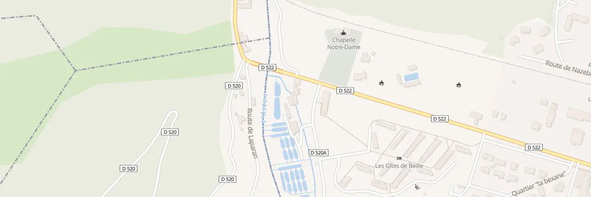 Plan du 1A Saint Martin aux Cabannes