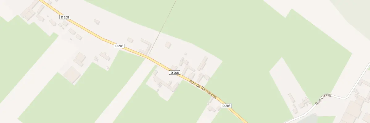 Plan du 75 Rue de Rambures à Framicourt