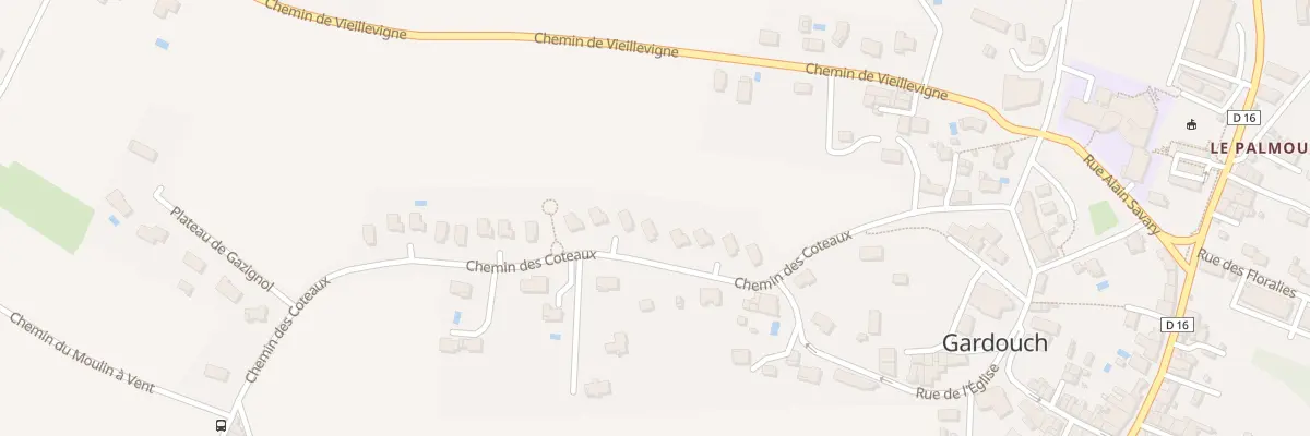 Plan du 28 Che des Côteaux à Gardouch