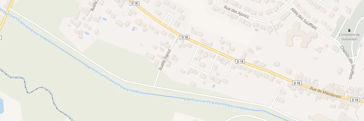 Plan du 59 Rue de Maintenon à Gallardon
