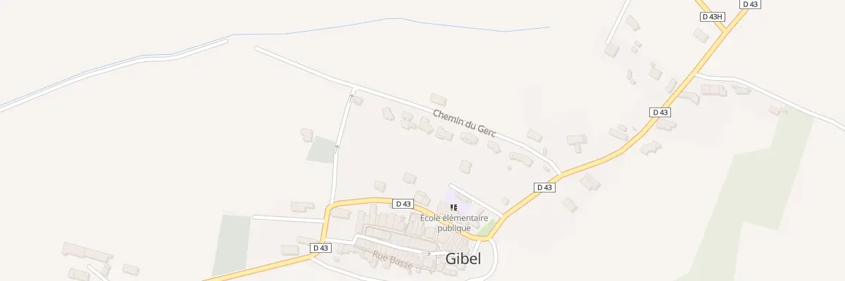 Plan du 3 Lot les Jardins du Gerc à Gibel