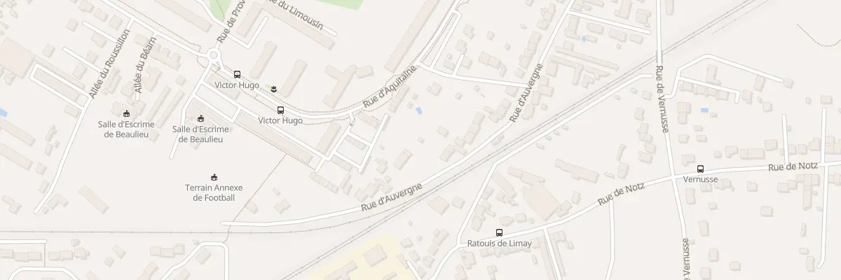 Plan du 102 Rue d’Auvergne à Châteauroux