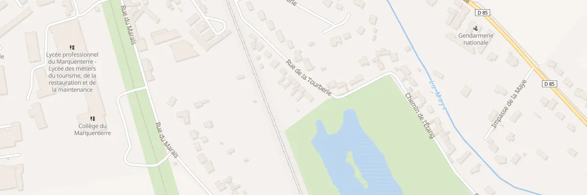 Plan du 16 Rue de la Tourberie à Rue