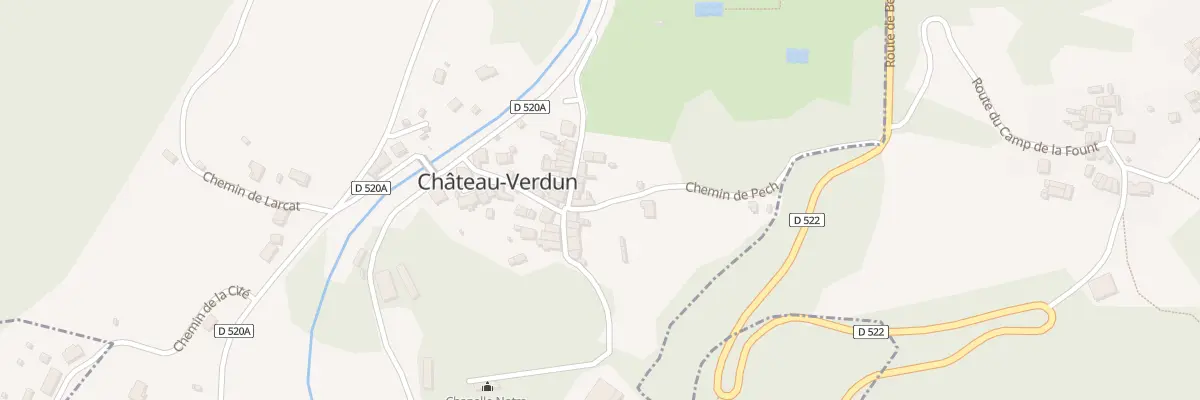 Plan du 37 Le Village à Château-Verdun