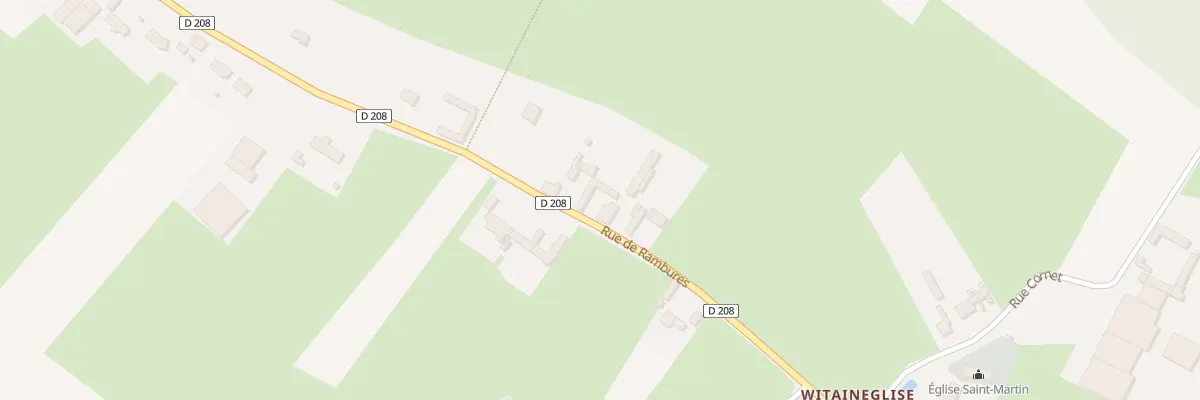 Plan du 77 Rue de Rambures à Framicourt