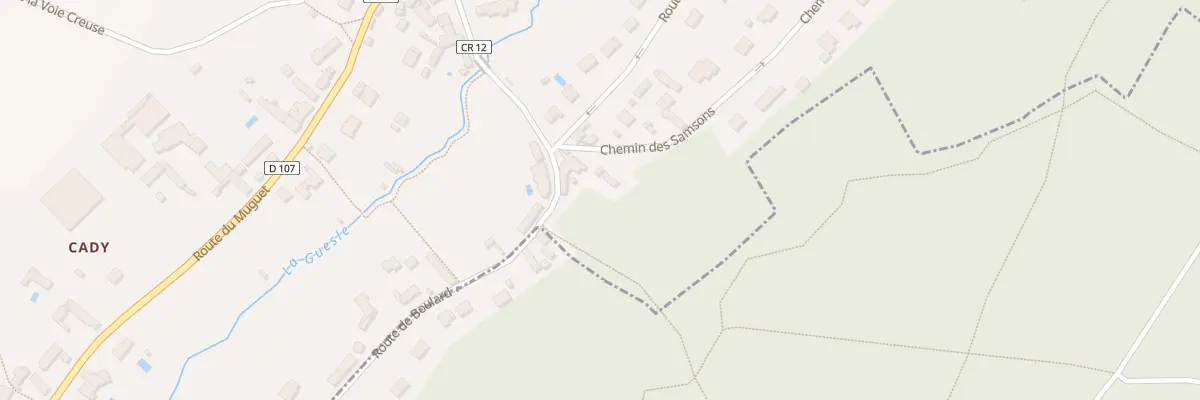 Plan du 2 Che des Samsons à Raizeux