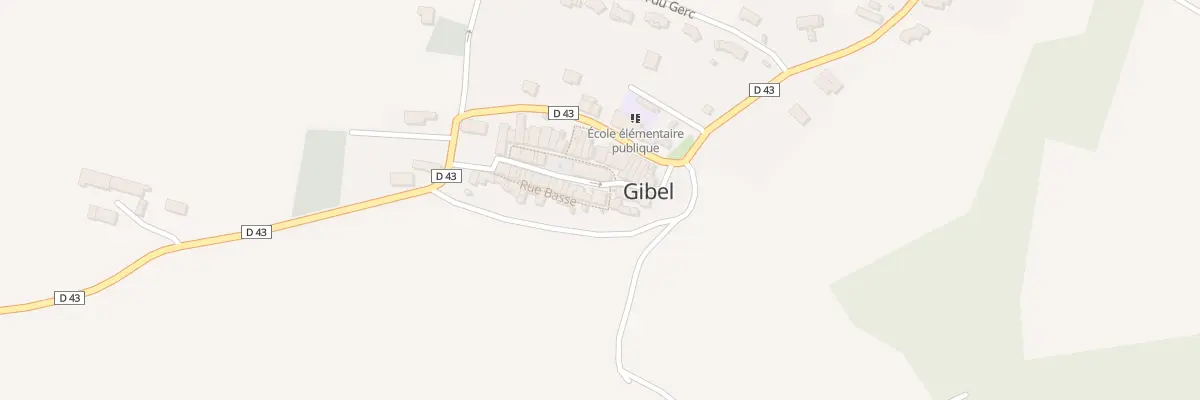 Plan du 8 Gr Grand Rue à Gibel