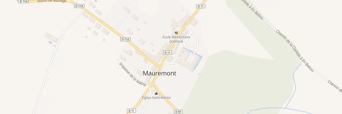 Plan du 6 Rue Principale à Mauremont