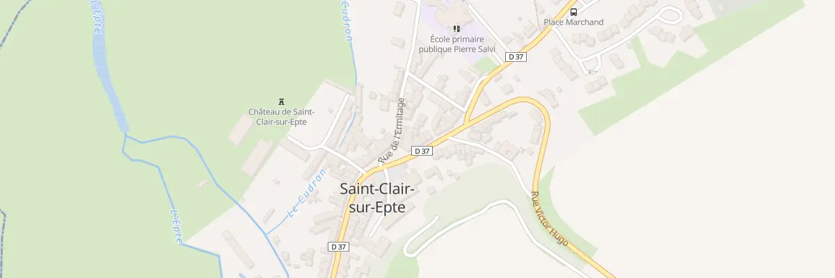 Plan du 1 Rue Victor Hugo à Saint-Clair-sur-Epte