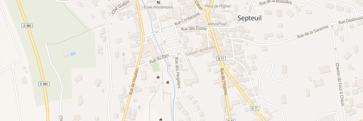 Plan du 1 Rue du Parc à Septeuil