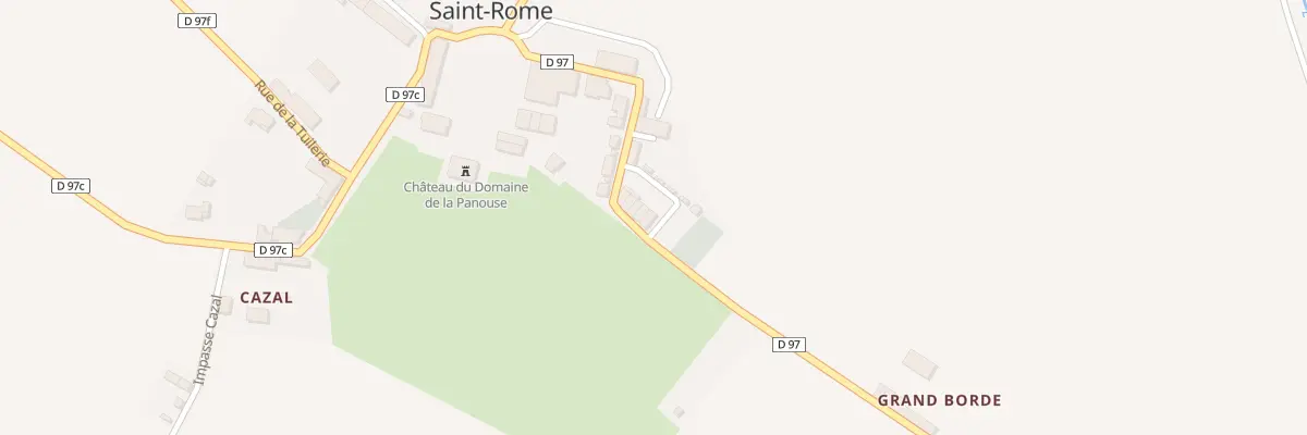 Plan du 18 Chateau à Saint-Rome