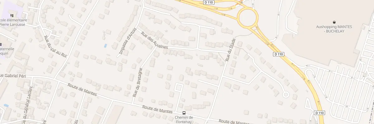 Plan du 41 Rue des Aureines à Buchelay