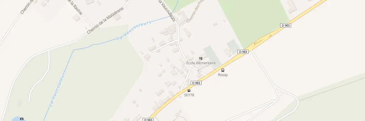 Plan du 8 Rue de la Vaucouleurs à Rosay