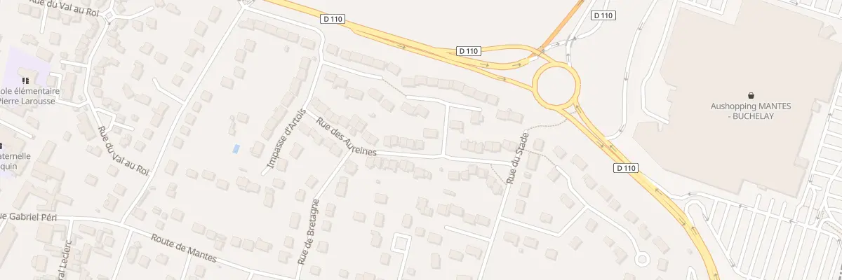 Plan du 28 Rue des Aureines à Buchelay