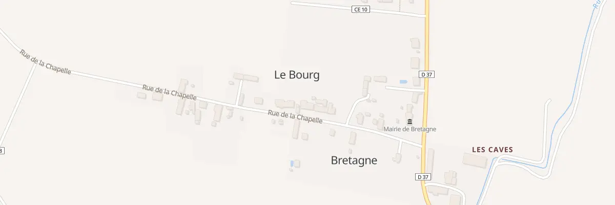 Plan du 11 Rue de la Chapelle à Bretagne