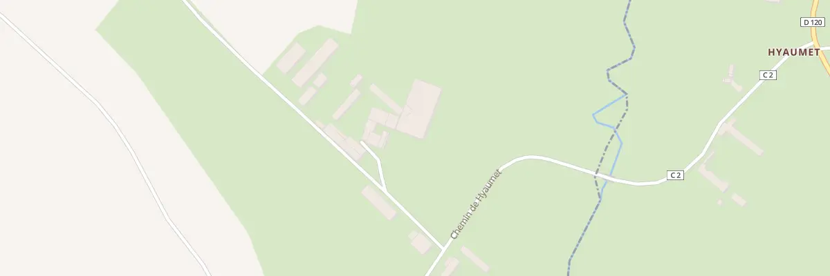 Plan du 2443 Chem du Hyaumet à Dampierre-en-Bray