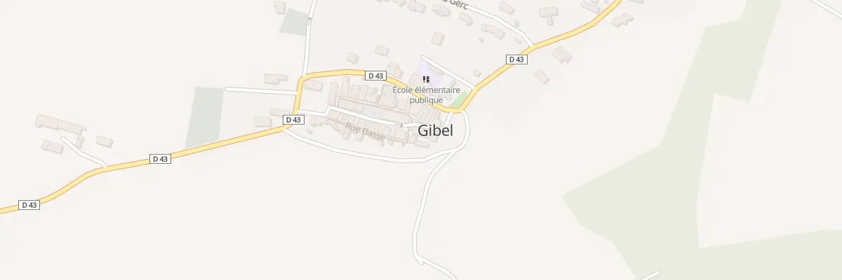 Plan du 4 Gr Grand Rue à Gibel