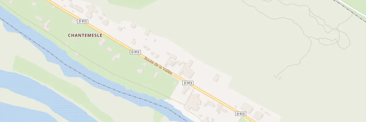 Plan du 38 Rte de la Vallée à Haute-Isle