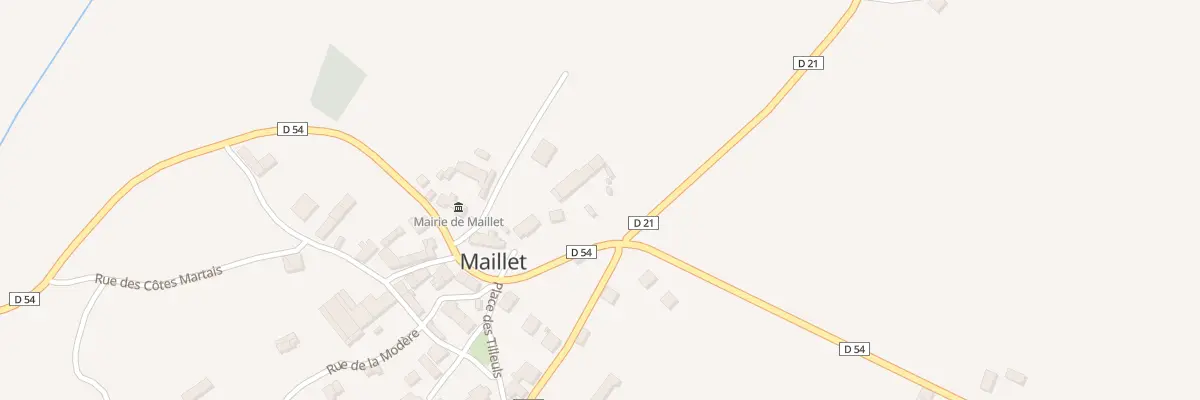 Plan du 5005 Le Bourg à Maillet