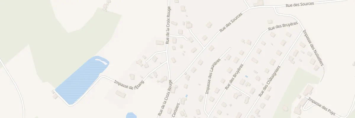 Plan du 614 Rue de la Croix Rouge à Favars