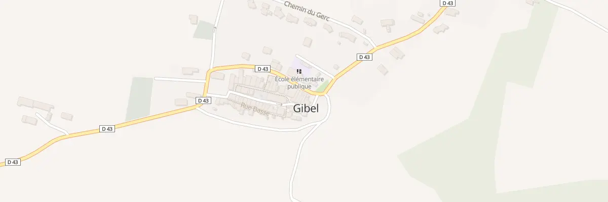 Plan du 175 Gr Grand Rue à Gibel