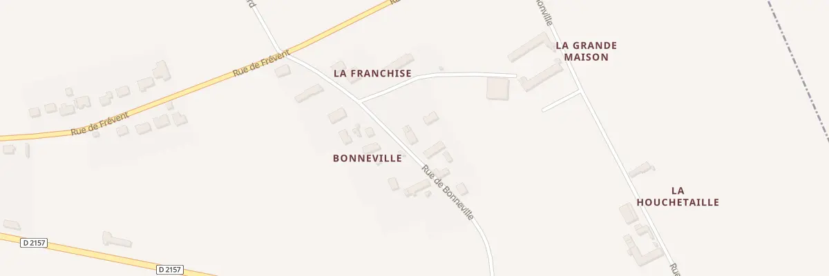 Plan du 201 Bonneville à Coulmiers