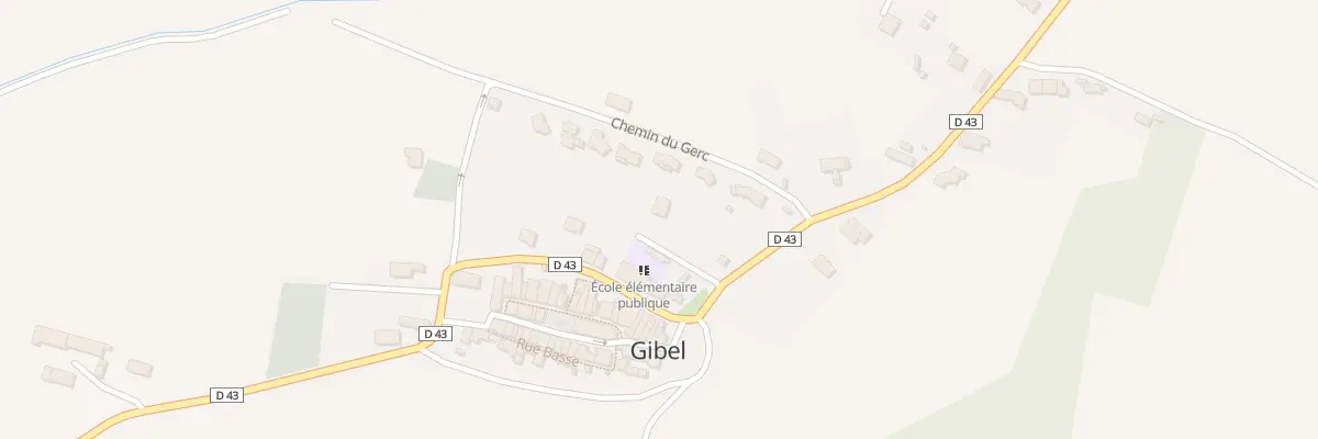 Plan du 9001 Le Moulin à Gibel