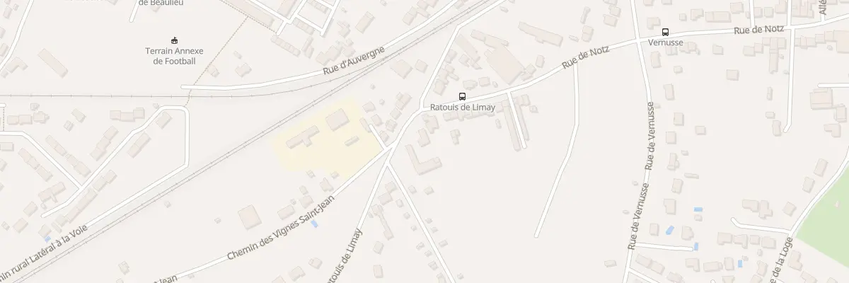 Plan du 17 Rue Ratouis de Limay à Châteauroux