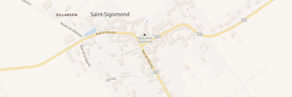 Plan du 1 Rue de Meung à Saint-Sigismond