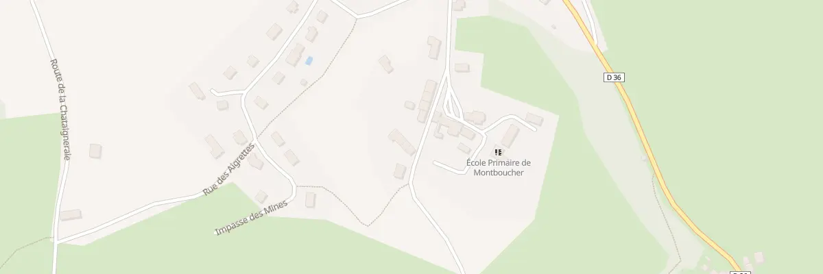 Plan du 5008 Le Bourg à Montboucher