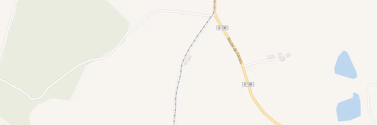 Plan du 779 Rte de Favars à Favars