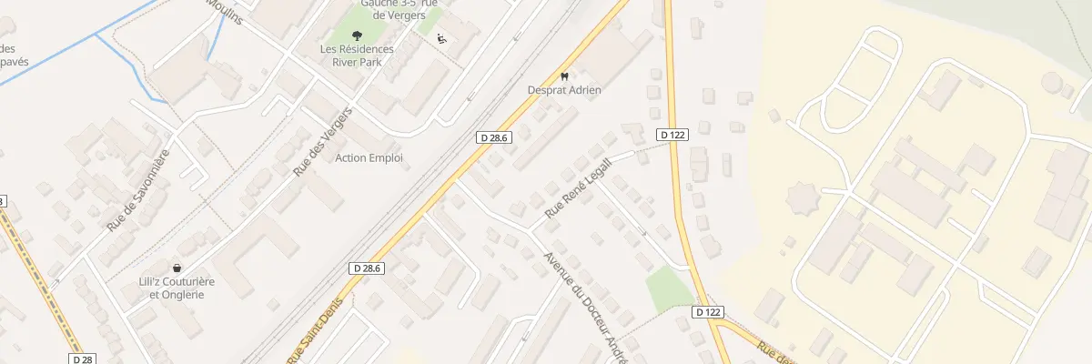 Plan du 3 Rue René Legall à Épernon