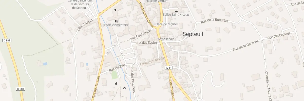 Plan du 4 Rue des Lavandières à Septeuil