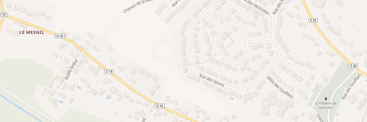 Plan du 27 Rue des Ajoncs à Gallardon