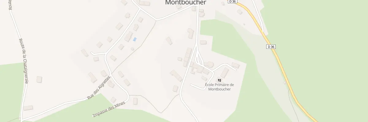 Plan du 202 Rue de la République à Montboucher
