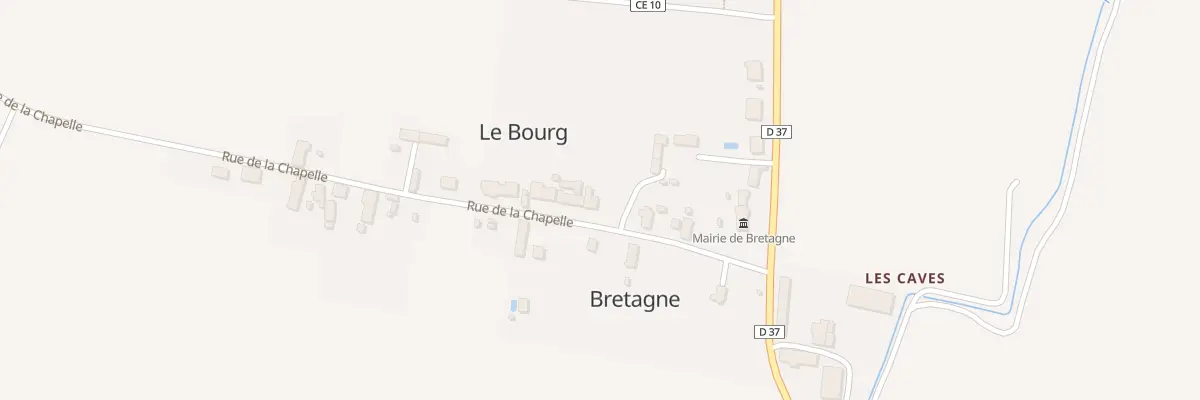 Plan du 7 Rue de la Chapelle à Bretagne