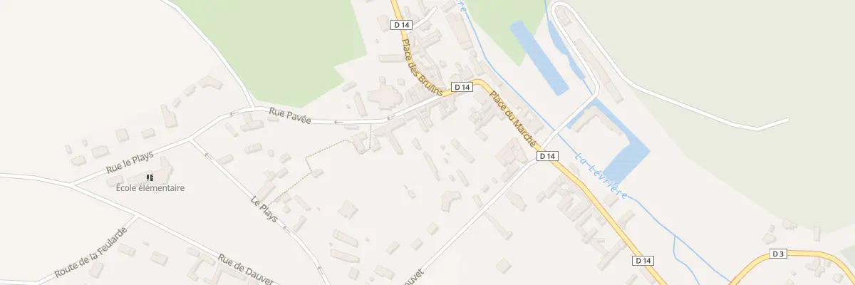 Plan du 11 Rue Pavée à Mainneville