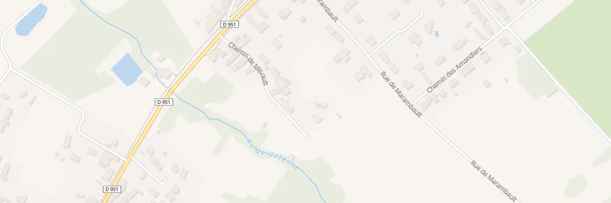 Plan du 9 Che de Mévault à Lailly-en-Val