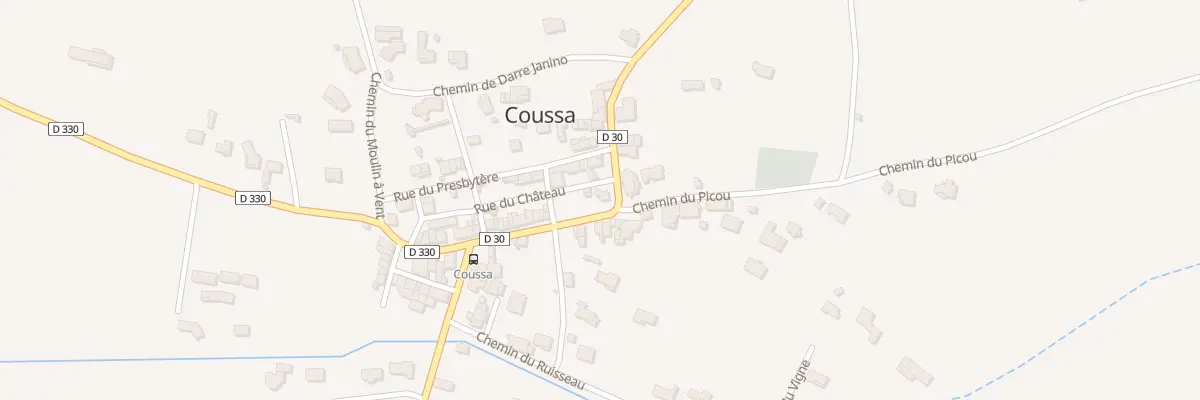 Plan du 31 Rue des Pyrenees à Coussa