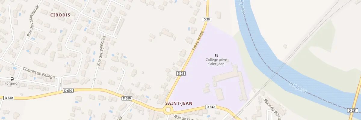 Plan du 23 Rte d’Albi à Saint-Sulpice-la-Pointe
